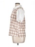 Misia 100% Rayon Houndstooth Ivory Short Sleeve Blouse Size XL - photo 5