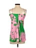 Zara 100% Polyester Tropical Green Cocktail Dress Size M - photo 2