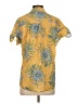 Madewell Tropical Yellow Short Sleeve Blouse Size S - photo 2