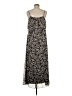 Calvin Klein 100% Polyester Paisley Gray Brown Casual Dress Size 6 - photo 2