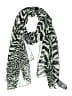 Adrienne Landau Animal Print Gray Black Scarf One size - photo 1