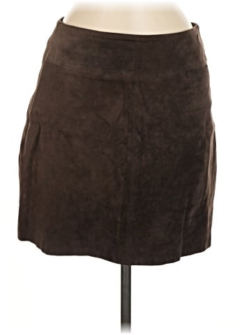 Gold Collection Leather Skirt (view 1)