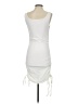 Unbranded Solid White Casual Dress Size S - photo 2