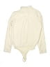 Express 100% Polyester Ivory Bodysuit Size S - photo 2