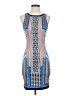 Jealous Tomato Graphic Blue Cocktail Dress Size S - photo 1
