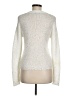Ela Metallic Ivory Pullover Sweater Size 8 - photo 2