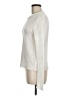 Ela Metallic Ivory Pullover Sweater Size 8 - photo 5