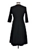 Eddie Bauer Solid Black Casual Dress Size L - photo 2