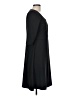 Eddie Bauer Solid Black Casual Dress Size L - photo 4