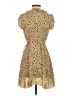 Sunday Best 100% Polyester Animal Print Tan Cocktail Dress Size 00 - photo 2