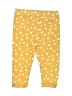 Mud Pie 100% Cotton Polka Dots Yellow Leggings Size 3-6 mo - photo 1