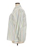 Foxcroft Stripes Yellow Long Sleeve Button-Down Shirt Size 18 - photo 5