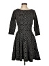 Ali Ro Argyle Gray Casual Dress Size 6 - photo 1