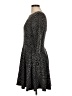 Ali Ro Argyle Gray Casual Dress Size 6 - photo 5