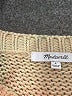 Madewell 100% Cotton Tweed Tan Pullover Sweater Size S - photo 7