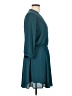 Brigitte Bailey 100% Polyester Solid Teal Casual Dress Size L - photo 4