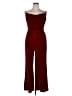 Laundry by Shelli Segal Solid Burgundy Jumpsuit Size 14 - photo 1