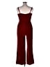 Laundry by Shelli Segal Solid Burgundy Jumpsuit Size 14 - photo 2