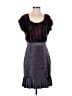 BCBGeneration Gray Black Cocktail Dress Size 8 - photo 1