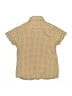 Assorted Brands Polka Dots Tan Short Sleeve Button-Down Shirt Size 5 - 6 - photo 2