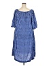 Evans Checkered-gingham Blue Casual Dress Size 18 - photo 2