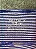Carter's 100% Cotton Stripes Blue Short Sleeve Onesie 9-12 MO / 12 MO - photo 3