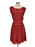 Old Navy 100% Polyester Hearts Red Casual Dress Size S - photo 1
