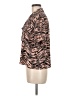 Topshop 100% Polyester Animal Print Pink Short Sleeve Blouse Size 6 - photo 5