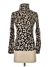 Ann Taylor Animal Print Black Turtleneck Sweater Size XS - photo 1