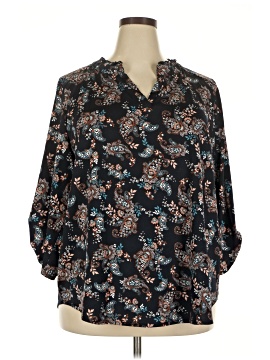 Perseption Concept 3/4 Sleeve Blouse