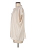 Versona 100% Polyester Ivory Short Sleeve Blouse Size M - photo 5