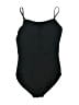 Mirella Solid Black One Piece Swimsuit Size M - photo 1