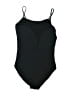 Mirella Solid Black One Piece Swimsuit Size M - photo 2