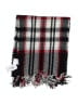 Style&Co 100% Polyester Plaid Black Scarf One size - photo 2
