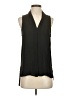 14th & Union 100% Polyester Black Sleeveless Blouse Size S - photo 1
