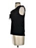 Chaps 100% Cotton Black Sleeveless Blouse Size S - photo 5