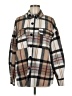 Shein 100% Polyester Plaid Brown Pullover Sweater Size 8 - 10 - photo 1