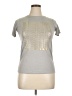 all in motion Metallic Silver Short Sleeve T-Shirt Size 14 - 16 - photo 1