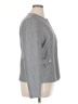 Dana Buchman Houndstooth Gray Wool Blazer Size 16 - photo 4