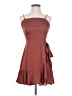 Express 100% Polyester Brown Cocktail Dress Size XS - photo 1