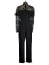 Slate & Willow Floral Solid Black Jumpsuit Size 2 - photo 2