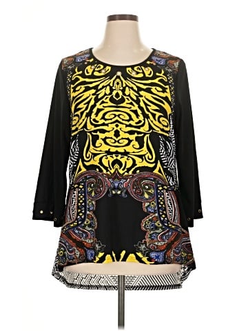 Calessa 3/4 Sleeve Blouse (view 1)
