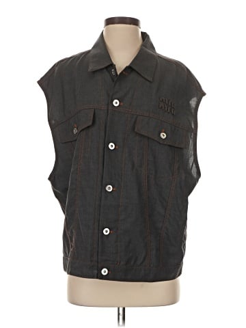 Miu Miu Denim Vest (view 1)