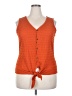 Cato Orange Sleeveless Blouse Size 18-20w - photo 1