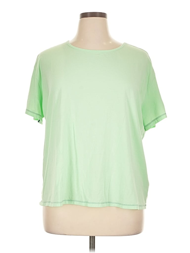 Pre-owned Candace Cameron Bure Short Sleeve T-shirt In Green