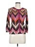 Tabitha 100% Cotton Chevron-herringbone Pink Pullover Sweater Size M - photo 1