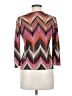 Tabitha 100% Cotton Chevron-herringbone Pink Pullover Sweater Size M - photo 2