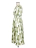 Assorted Brands Print Green Casual Dress Size 4 - photo 5