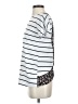 Unbranded Stripes White Short Sleeve T-Shirt Size S - photo 5