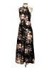 Shein 100% Polyester Floral Black Casual Dress Size S - photo 2